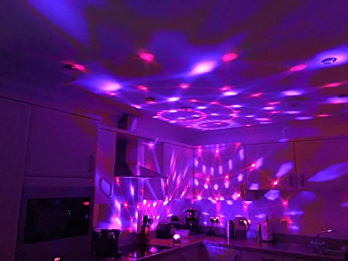 NIUBIER Disco Ball Disco Lights Party Lights Music Activated Lightshow Kids Karaoke Disco Light LED Party Suppliers for Home Room Dance Decorations Birthday DJ Wedding Club Night Lights