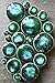 Pair - Emerald Falls Glass Essential Oil Ear Plugs Organic Handmade Ceramic double-flared body jewelry