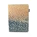 iPad 9.7 2018/2017 Case, iPad Air 2, iPad Air Case, Dluggs Multi-Angle Viewing PU Leather Folio Smart Cover with Auto Sleep/Wake for Apple iPad 9.7 inch/iPad Air 2 / iPad Air, Sparkly Sand