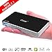 COCAR Mini Video Projector DLP Outdoors Movie Player Portable LED Bulb Pocket Pico Wireless Airplay Miracast Wifi USB HDMI 1080P Keystone Correction Android OS Bluetooth Built-in Battery Stereo Audio
