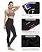 QUEENIEKE Women Yoga Leggings High Waist Running Pants Workout Tights Size XXL Color Black