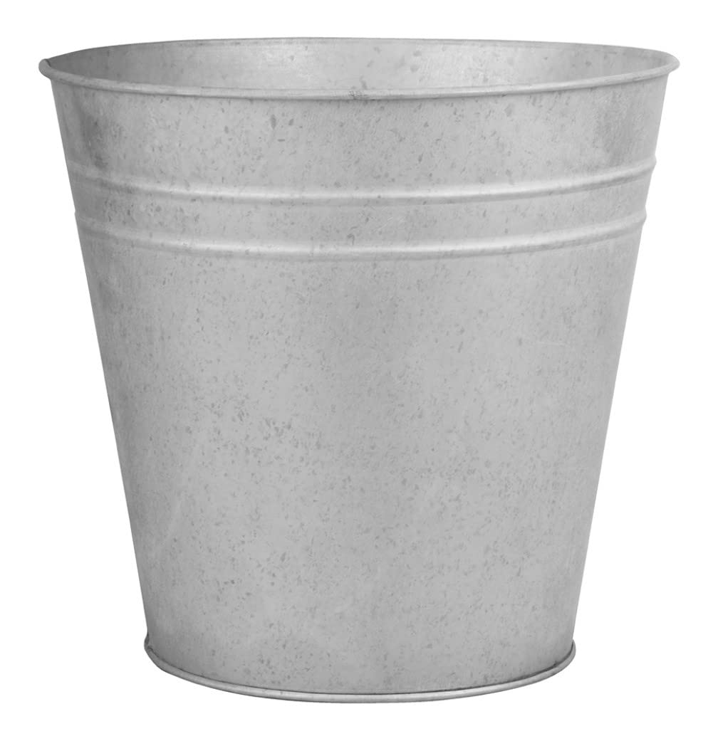 Fallen Fruits 25 cm Old Zinc Flowerpot, OZ52, Grey