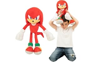 Franco Kids Bedding Super Soft Plush Sonic Anime Cuddle Pillow Buddy, One Size, Knuckles The Echidna