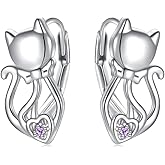 Women Earrings 925 Sterling Silver Football/Airplane/Apple/Animal Dainty Stud Earrings Birthday Gifts