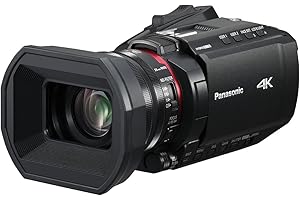 Panasonic X1200 4K Camcorder, Wide Angle Telephoto Lens with 24X Zoom, Hybrid O.I.S.,Lightweight Heat Dispersing Design, Eco 