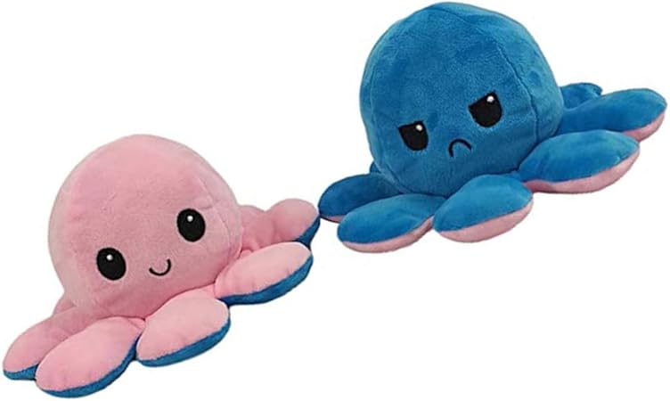 doudou pieuvre double face