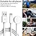 ATETION 2 in 1 Phone Charger Cable & Charging Station Compatible for Apple Watch Holder for Apple iWatch Series 4/3/2/1/iPhone X Xs MAX/8 Plus/8