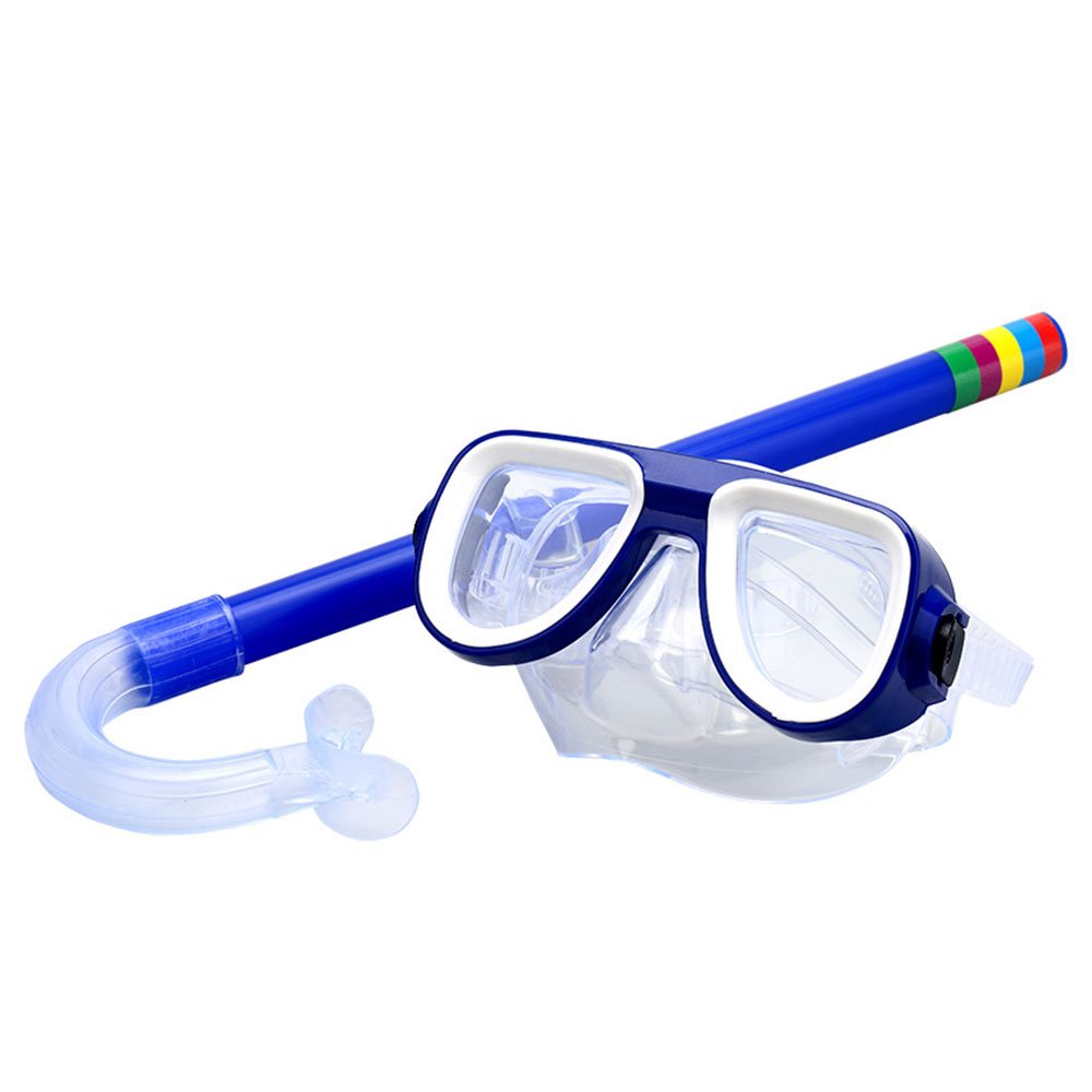 KUYOU Kids/Children Snorkel Set Swimming Goggles SemiDry Snorkel Equipment for Boys and Girls