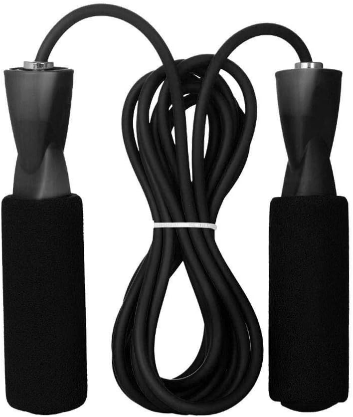 Jump Rope Weighted Skipping Rope for indoor Outdoor Exercise, Workout, Fitness,Boxing, MMA, Endurance Training for Women Men and Kids
