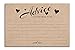 Home Advantage - 4x6 Advice and Wishes for The Bride to Be, Set of 50 (Kraft)