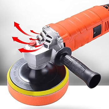 Vanrye 1580 واط 220 فولت سيارة كهربائية ملمع قابل للتعديل سرعة السيارة الكهربائية آلة تلميع الشمع للسيارات أمازون Ae