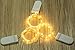 Minetom 4 Pack Fairy Lights Battery Operated, 5 Feet 60 Led Firecracker Starry Lights Waterproof Silver Wire String Lights for DIY Wreath Wedding Party Bedroom Mason Jar Holiday Christmas, Multicolor