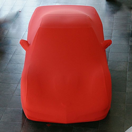 1997-2004 C5 Corvette Indoor Ultraguard Stretch Satin Car Cover (Red)