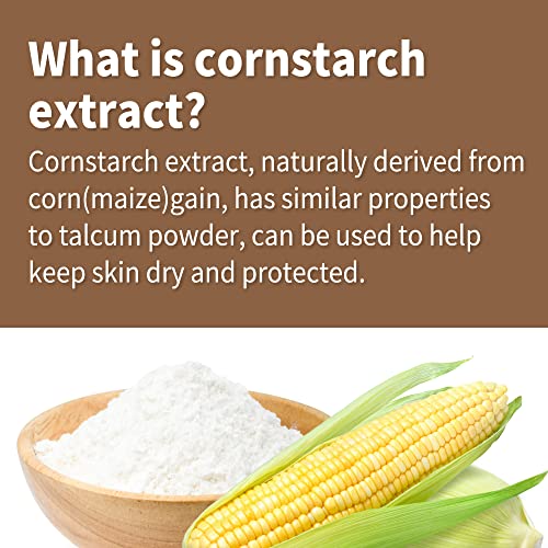 Korea Corn Starch Baby Powder with Puff Baby Powder Travel Size Diaper Rash Powder Baby