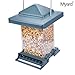 Myard ROCKET Double Sided Squirrel Resistant / Proof Large Capacity Tube Bird Feeder # MBF 75160 (Green)