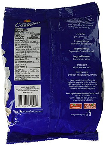 Castania Pumpkin Seeds, 350 Gram
