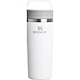 STANLEY Cafe To Go Travel Mug 16 oz | Leakproof Two-Part Drink Through Lid | Tumbler Cup for Coffee, Tea and Drinks | Insulated Stainless Steel Coffee Mug | BPA-Free | Frost