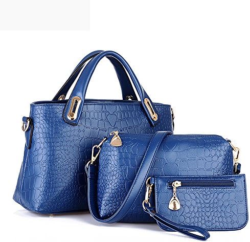 Clearence!Sonnena Sale Women Handbag Ladies Crocodile Pattern Zipper Large Capacity Shoulder Bag Tote Purse Bag Casual PU Leather Bag Messenger Bags Top-Handle Crossbody Bags
