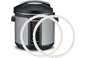 ZoneFly Original Sealing Ring for Cuisinart 6 Quart Pressure Cooker - Replacement Silicone Gasket for CPC-600, 2-Pack