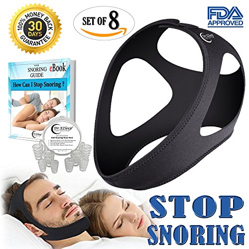 2018 original anti snoring chin strap and nose vents, s…
