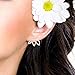 Lotus Studs Ear Crawler Earrings Cuff Climber Ear Wrap Pin Vine Pierced Charms Geometric Clip On Jewelry 3 Mixed Pair