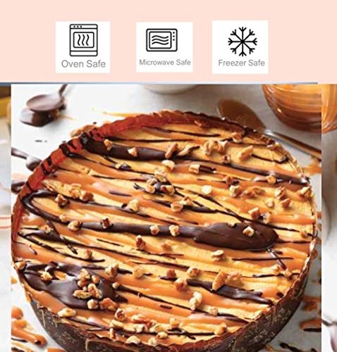 Baking Paper Pie/Tart Mold, 25ct, for Personal Serving Size, Round pan, All Natural FDA Approved, Recyclable, Microwave Oven & Freezer Safe (4" x 1-1/8") - Thumbnail 6