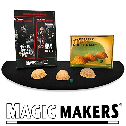 The Complete Street Magic Experience - Authentic Monte Kit including Magic Training by Sal Piacente, Performance Pad and Props By Magic Makers