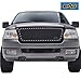 EAG Rivet Stainless Steel Wire Mesh Grille with ABS Matte Black Shell Fit for 04-08 F-150