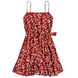 ZAFUL Women's Mini Dress Adjustable Spaghetti