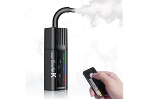 LENSGO Portable Fog Machine,Handheld Smoke Machine with Remote Control Mini Fogger for Photography, Outdoor Events, Party, Stage Effects, Halloween,Disinfection or Weddings Christmas Fogger Gift