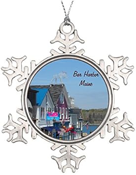 Amazon.com: bar harbor, maine ceramic round christmas ornament: kitchen Amazon.com: Bar Harbor, Maine Ceramic Round Christmas Ornament: Kitchen