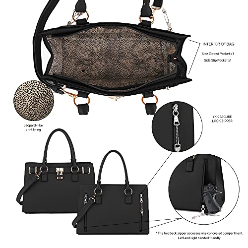 Emperia Outfitters Dina Lock Concealed Carry Satchel (Black) Pricepulse