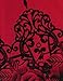 Gaharu Fall Tunic, Womens Cowl Neck Tunic Tops Casual Winter Long Sleeve Floral Printed Flowy Blouse Shirt (X-Large,Wine)