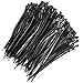 Zip ties by Strong Ties 150 4 inch 18lbs Tensile Strength and 150 6 inch 50lbs tensile strength. 300 Pack Mega Bundle of Cable Wire Ties for Indoor and Outdoor Use. UV Resistant!