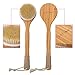 Bath Dry Body Brush-Natural Bristles Back Scrubber With Long Wooden Handle for Cellulite & Exfoliating by Yolika