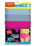 Hanes Womens X-Temp Constant Comfort 4-Pack Microfiber Modern Briefs