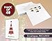 Sustainable Greetings Christmas Cards with Envelopes - 48 Pack, 4.5 x 6.25 in - Bulk Holiday Greeting Card Assortment - 6 Funny Tree Designs & Smooth Cardstock