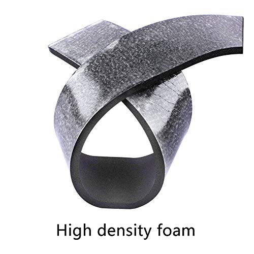 Yotache Foam Weather Stripping Adhesive 2 Inch Wide X 3/8 Inch Thick, Door Jamb Weather Seal
