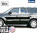 Made in USA! Compatible with 1997-2017 Lincoln Navigator 6PC Stainless Steel Chrome Pillar Post Trim