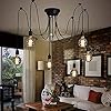 Plafond Spider Light – Retro Plafondlamp – Creatieve Plafondlamp Vintage DIY Lamp – Industriële Hanglamp voor Slaapkamer…