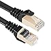 VANDESAIL Ethernet Cable, CAT7 Network Cable RJ45 High Speed STP LAN Cord for Laptop,PC,Router,Switch,Modem,PS4（16ft,Black,1pack