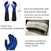 Waterproof PVC Coated Glove with Cotton Liner,Heavy Duty Latex Gloves, Resist Strong Acid, Alkali and Oil,Fishing Operation rubber Gloves-23