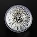 H&D Crystal Glaze Dandelion Dome Paperweight Globe Hemisphere Home Decoration (Dandelion)