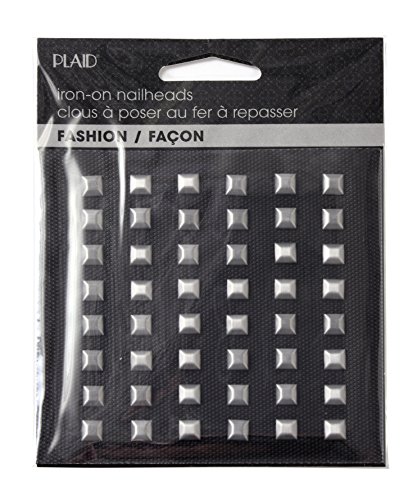 Fabric Creations Square Shiny Nailheads, 71040 Silver - Thumbnail 5