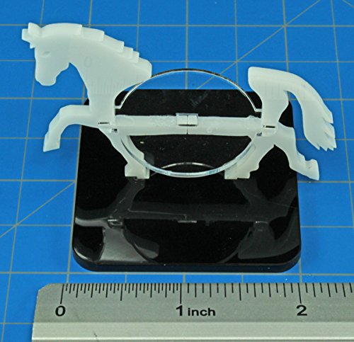 Warhorse, Character Mount Marker, White, 2x2 inch Base (1)