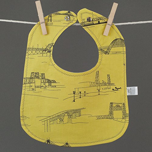 Starfruit Bridgetown Baby Snap Bib - Thumbnail 5