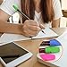 Habbi 300pcs Pencil Top Erasers, Cap Erasers, Assorted Colors Pencil Eraser Toppers, Pencil Erasers for Kids, School Supplies for Classroom and Teachers