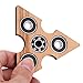 Anself Tri Fidget Hand Finger Spinner Spin Widget Focus Toy EDC Pocket Desktoy Triangle Wooden Gift for ADHD Children Adults