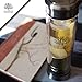 UEndure 14oz Glass Tea Infuser Travel Bottle + Strainer for Loose Leaf Tea