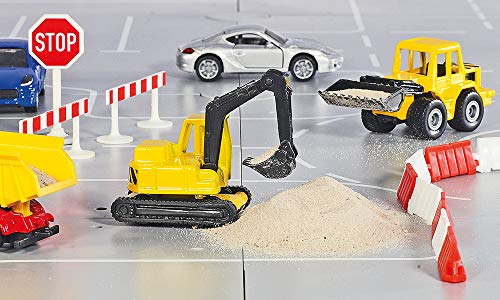 siku 0801, Bagger, Metall/Kunststoff, Gelb/Schwarz, Beweglicher Baggerarm, Drehbare Kabine – Bild 6